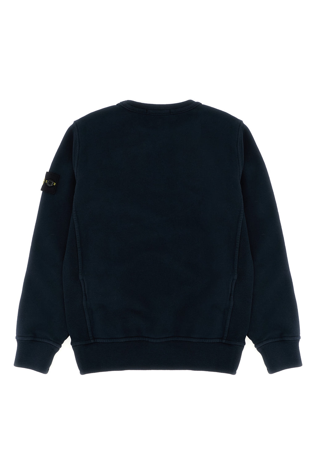 STONE ISLAND JUNIOR Logo badge sweatshirt For Baby boy 100% cotton