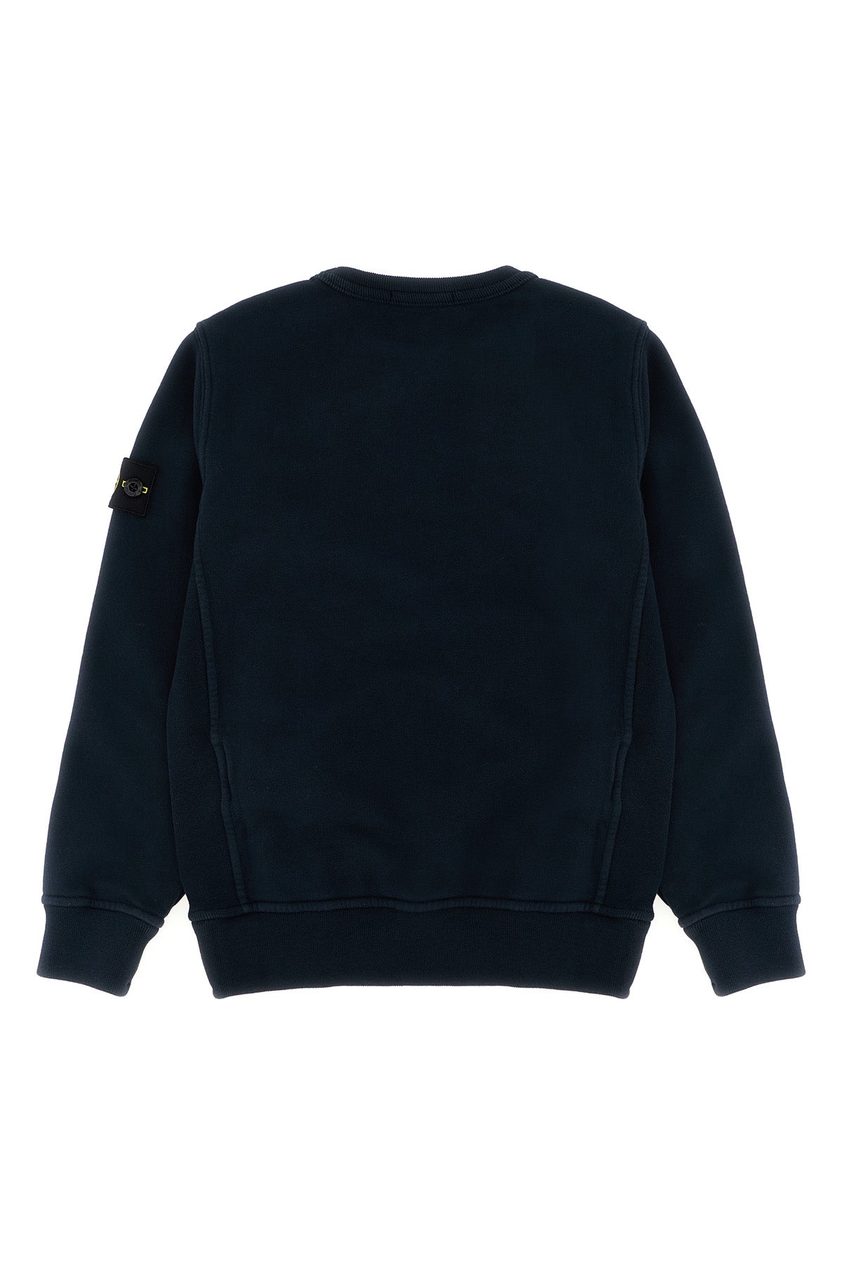 STONE ISLAND JUNIOR Logo badge sweatshirt For Baby boy 100% cotton