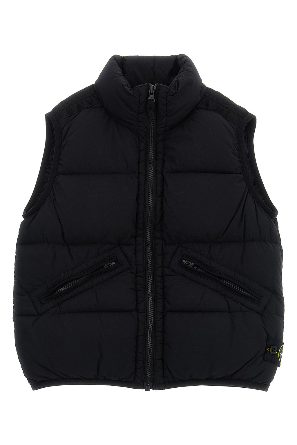 STONE ISLAND JUNIOR Padded vest For Baby boy 84% polyamide, 16% elastane