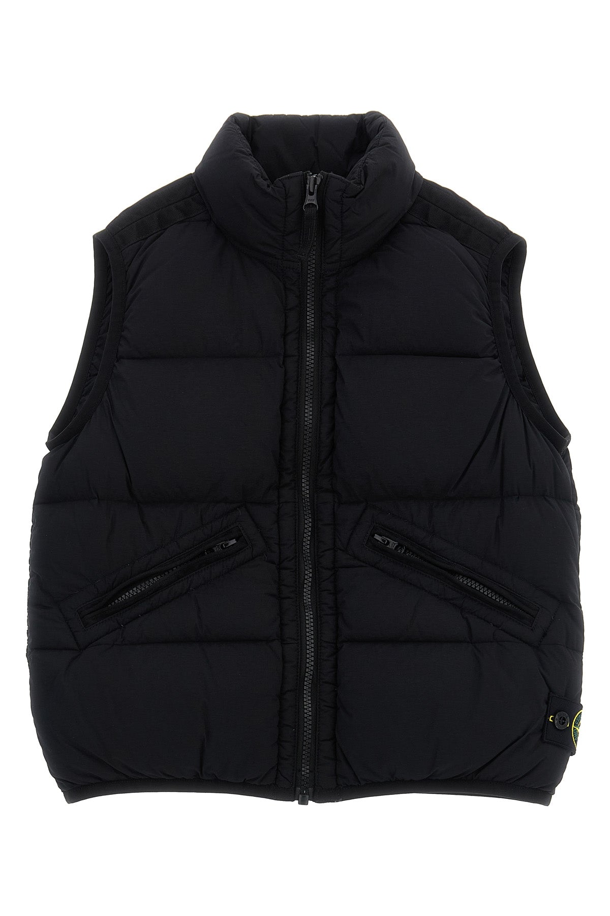 STONE ISLAND JUNIOR Padded vest For Baby boy 84% polyamide, 16% elastane