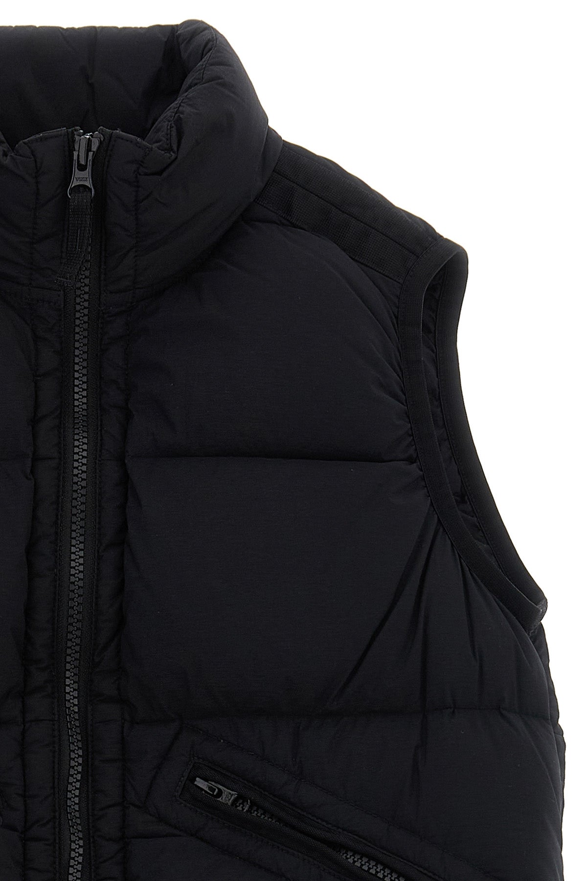 STONE ISLAND JUNIOR Padded vest For Baby boy 84% polyamide, 16% elastane