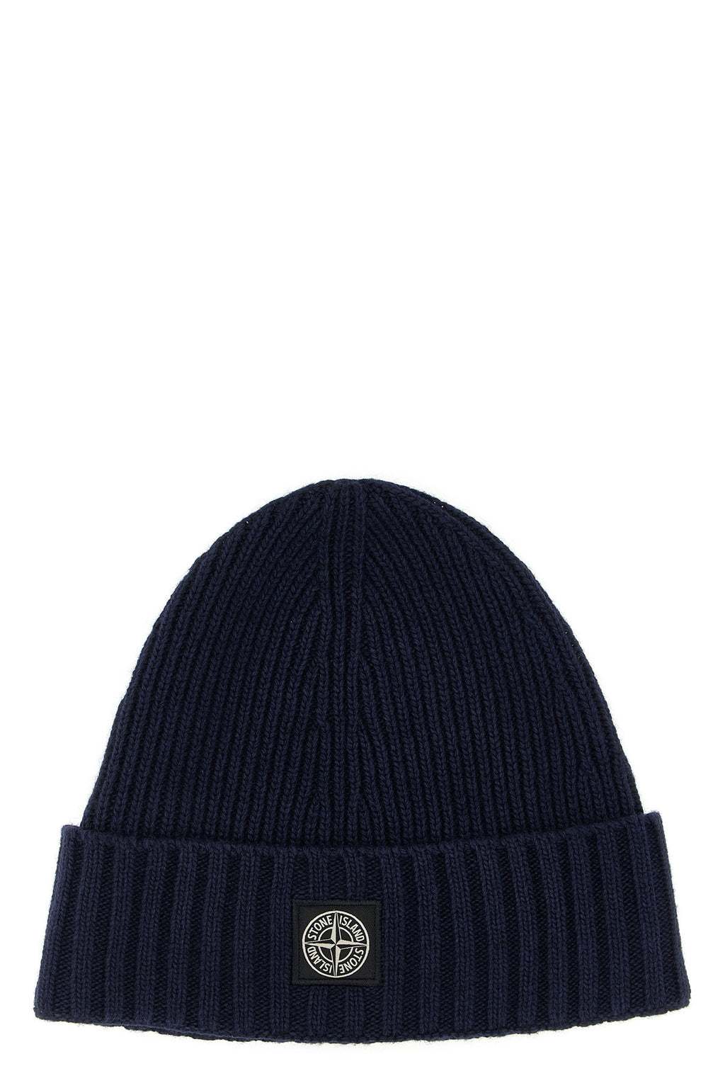 STONE ISLAND JUNIOR Logo patch beanie For Baby boy 40% wv, 30% vi, 20% pa, 10% ws