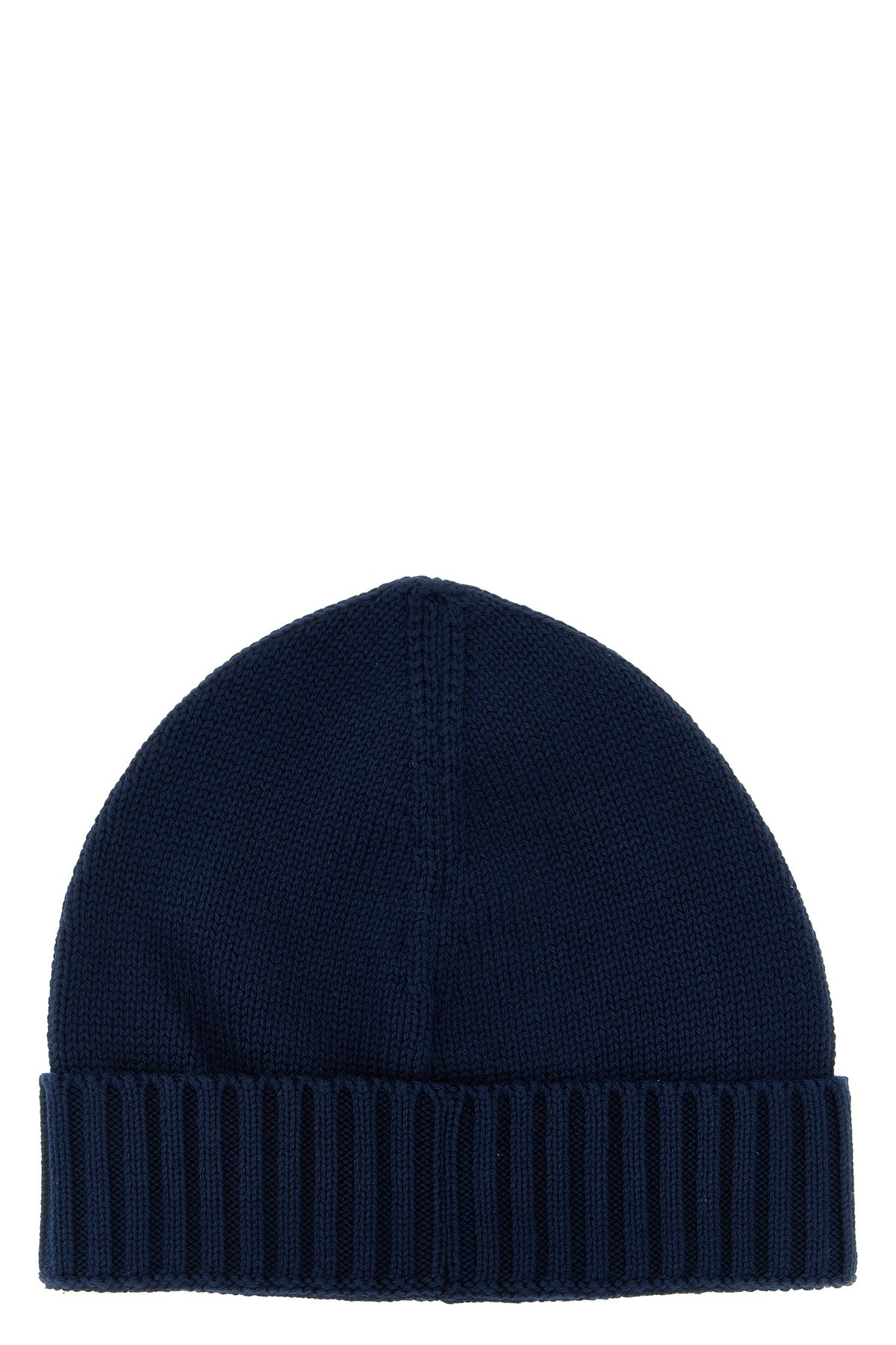 STONE ISLAND JUNIOR Logo patch beanie For Baby boy 95% cotton 5% polyamide