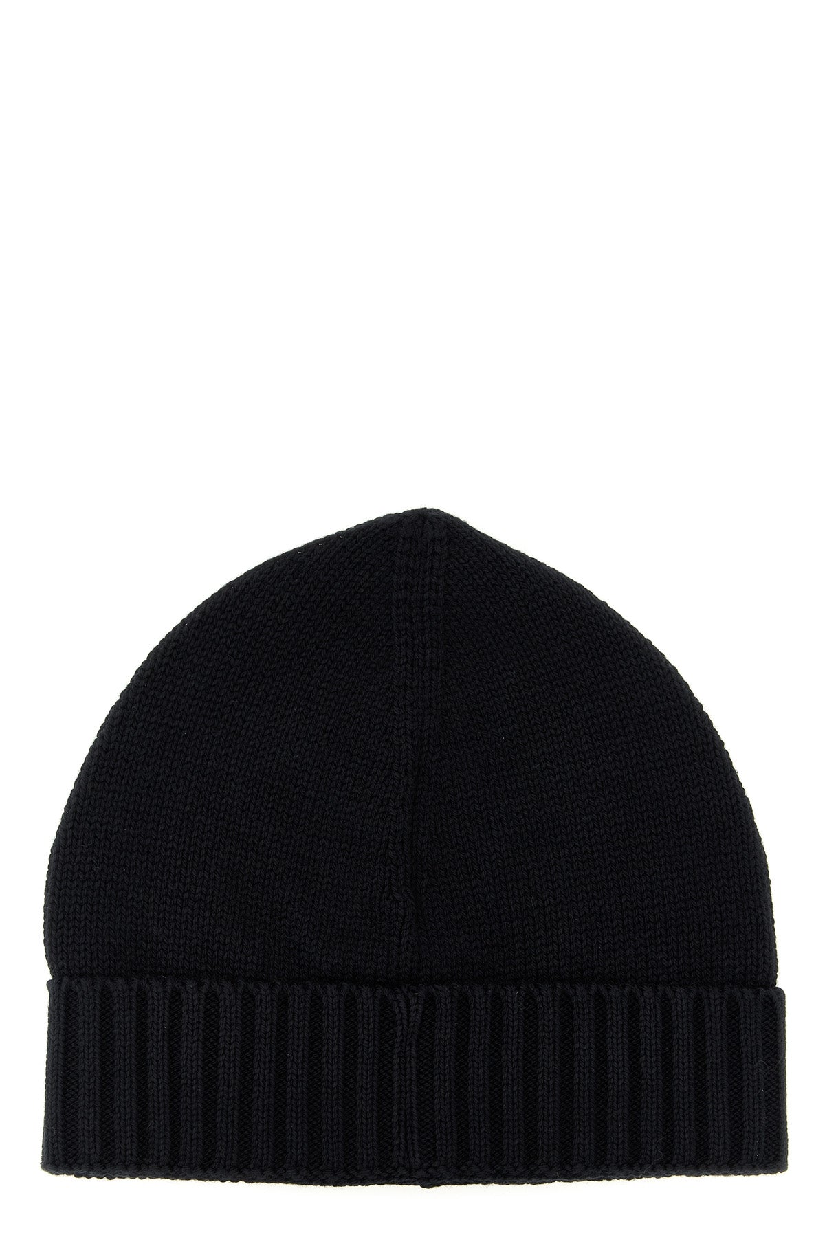 STONE ISLAND JUNIOR Logo patch beanie For Baby boy 95% cotton 5% polyamide