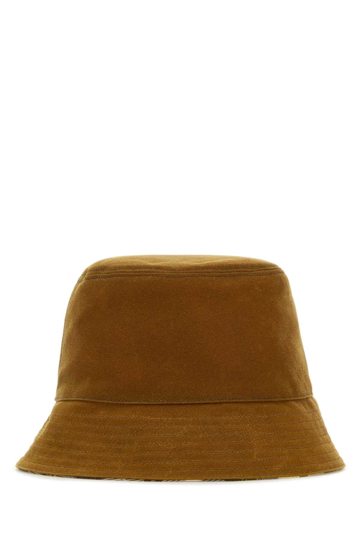 LOEWE REVERSIBLE BUCKET HAT For Men Exterior: 100% Cotton Lining: 58% Wool 42% Cotton