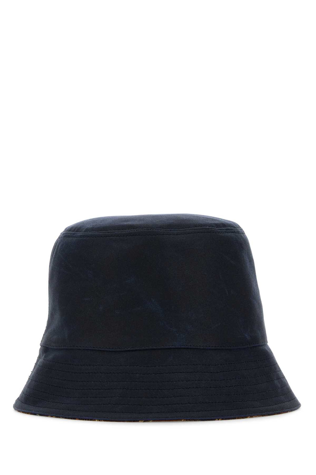 LOEWE REVERSIBLE BUCKET HAT For Men Exterior: 100% Cotton Lining: 58% Wool 42% Cotton