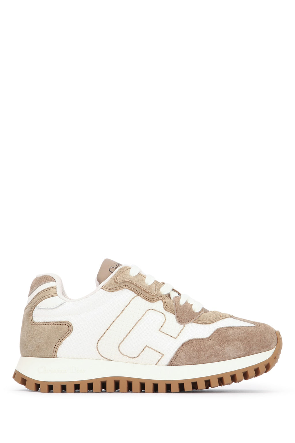 CHRISTIAN DIOR SNEKERS BEIGE E BIANCA RUNNING For Women 