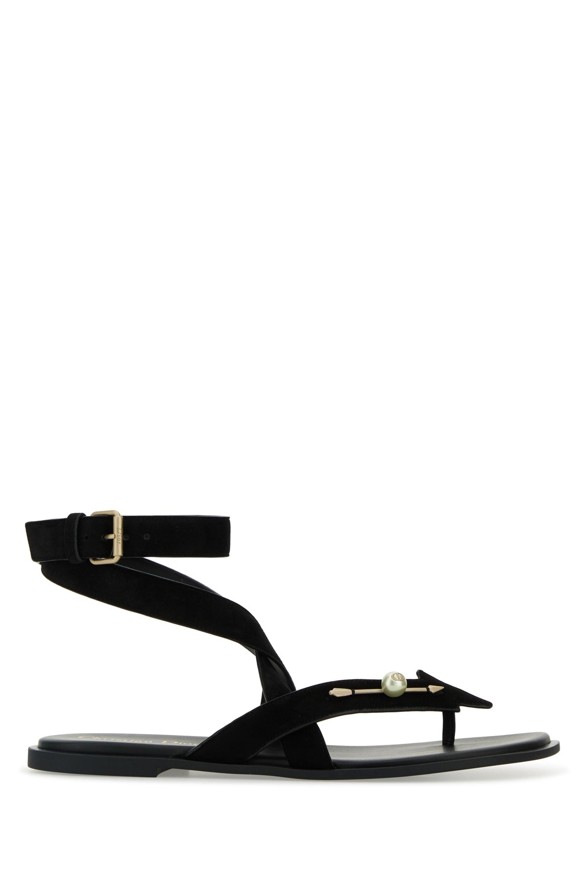 CHRISTIAN DIOR SANDAL CROSS SUEDE SPILLA For Women 100% LEATHER / SOLE: CALF