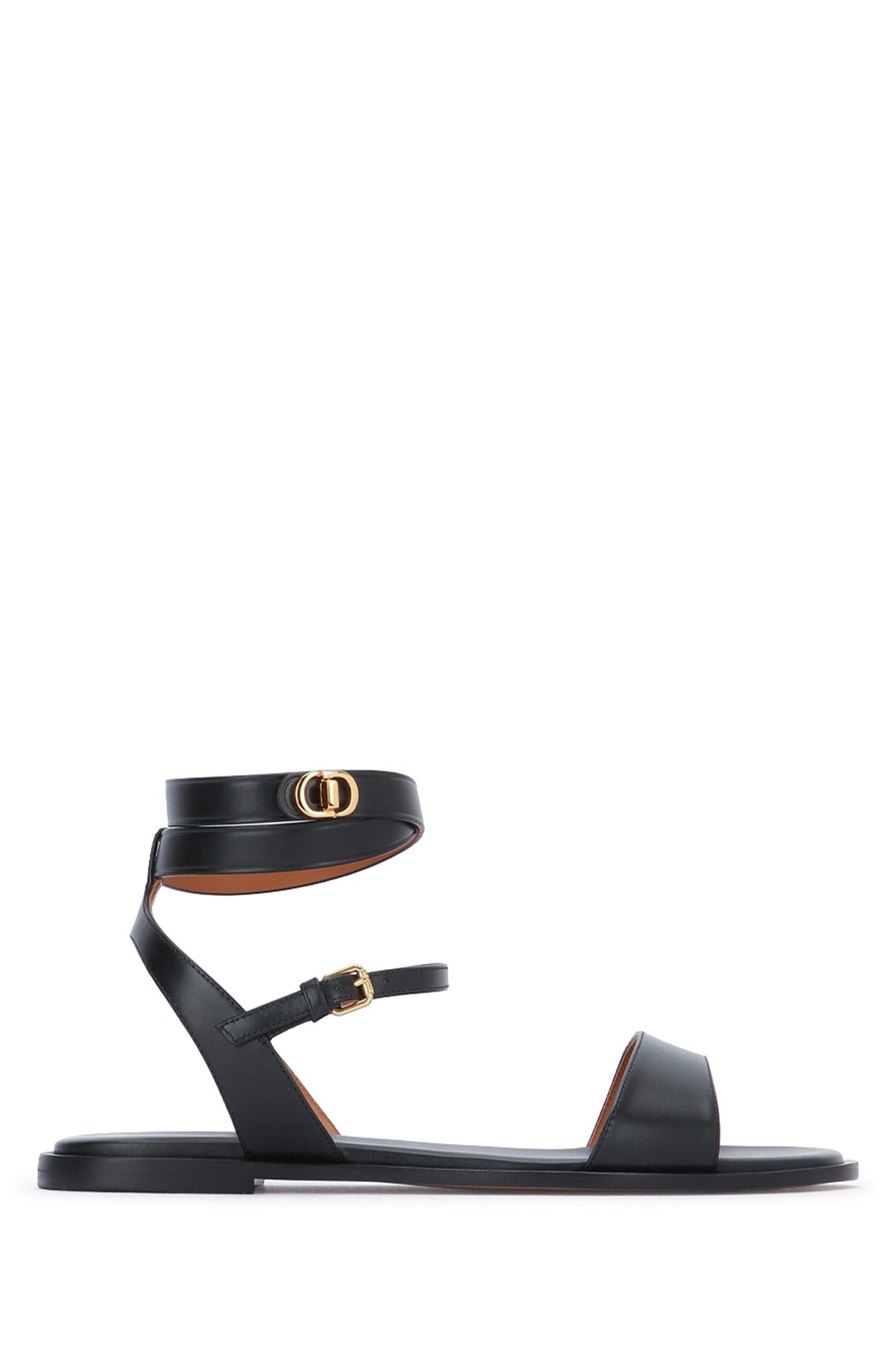 CHRISTIAN DIOR SANDALO INCROCIO CD CAVIGLIA For Women 100% LEATHER / SOLE: CALF