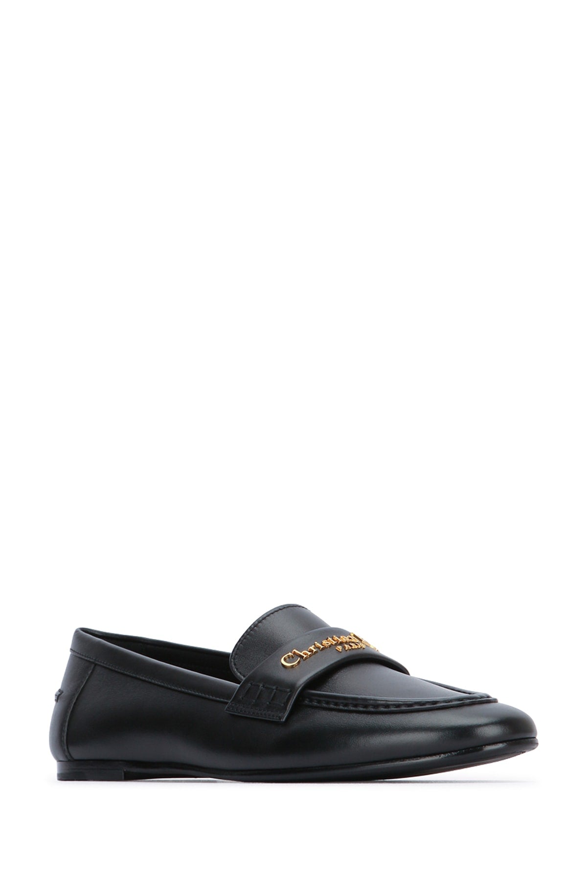 CHRISTIAN DIOR MOCASSINO LOGO FRONTALE PELLE For Women 100% LEATHER