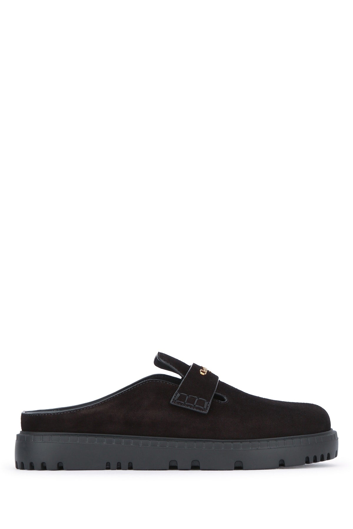 CHRISTIAN DIOR SLIDE NERA NUOVA SUEDE For Women 100% LEATHER