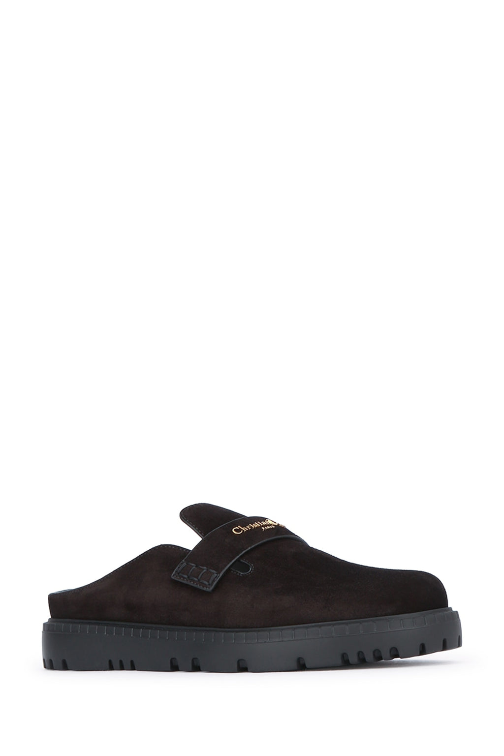 CHRISTIAN DIOR SLIDE NERA NUOVA SUEDE For Women 100% LEATHER