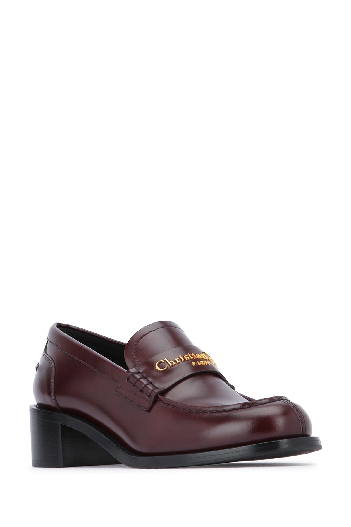 CHRISTIAN DIOR MOCASSINO BORDEAUX TACCO BORDEAUX For Women 100% LEATHER / SOLE: CALF