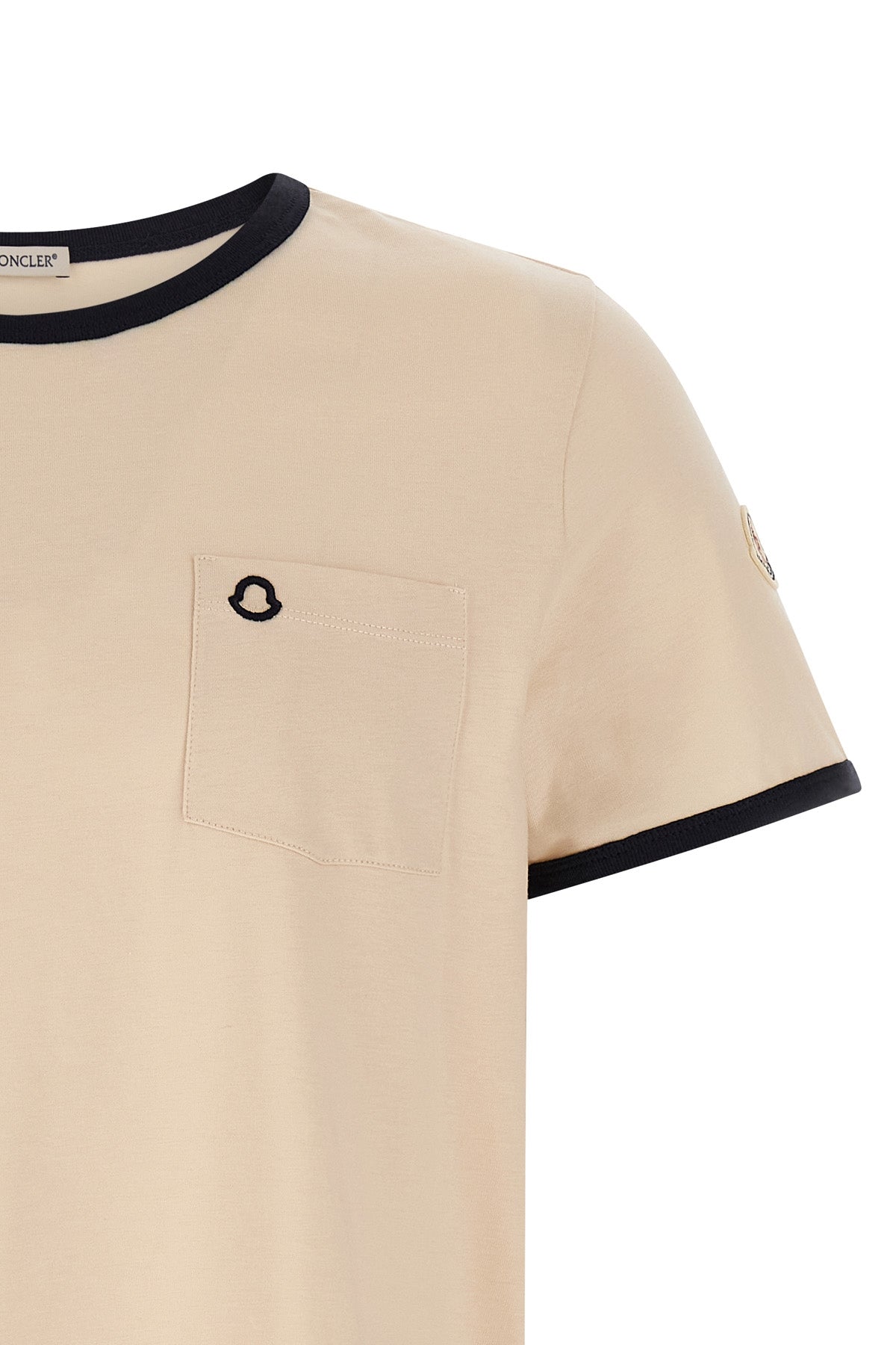 moncler Logo embroidery pocket T-shirt