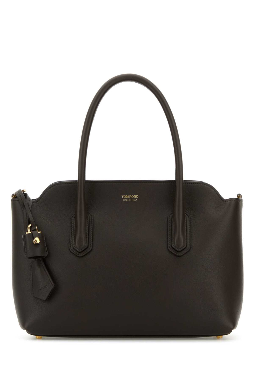 TOM FORD NATURAL GRAIN LEATHER MEDIUM TOP HANDLE For Women Exterior: 100% Calf Lining: 100% Calf Finishing: Golden metal