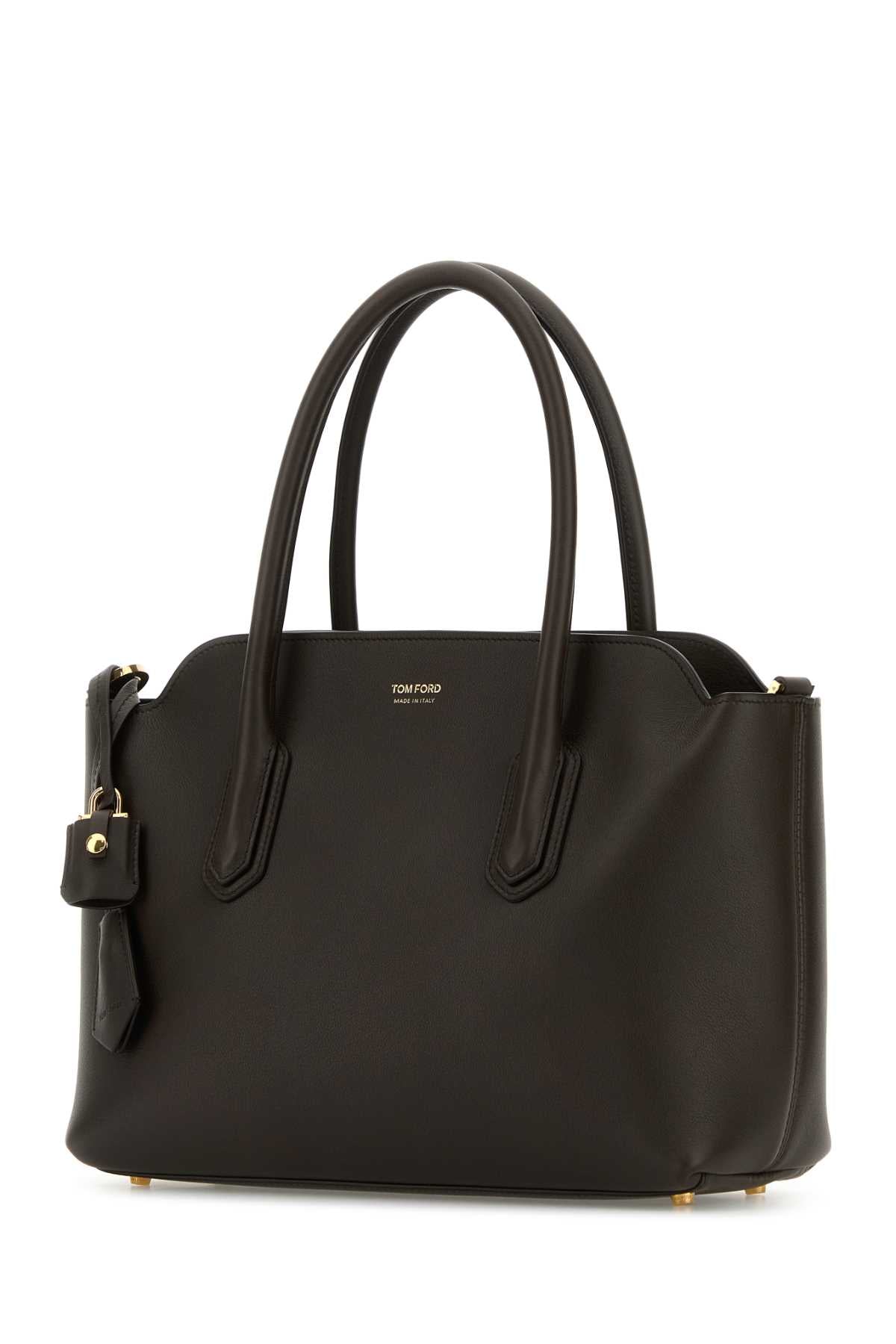 TOM FORD NATURAL GRAIN LEATHER MEDIUM TOP HANDLE For Women Exterior: 100% Calf Lining: 100% Calf Finishing: Golden metal