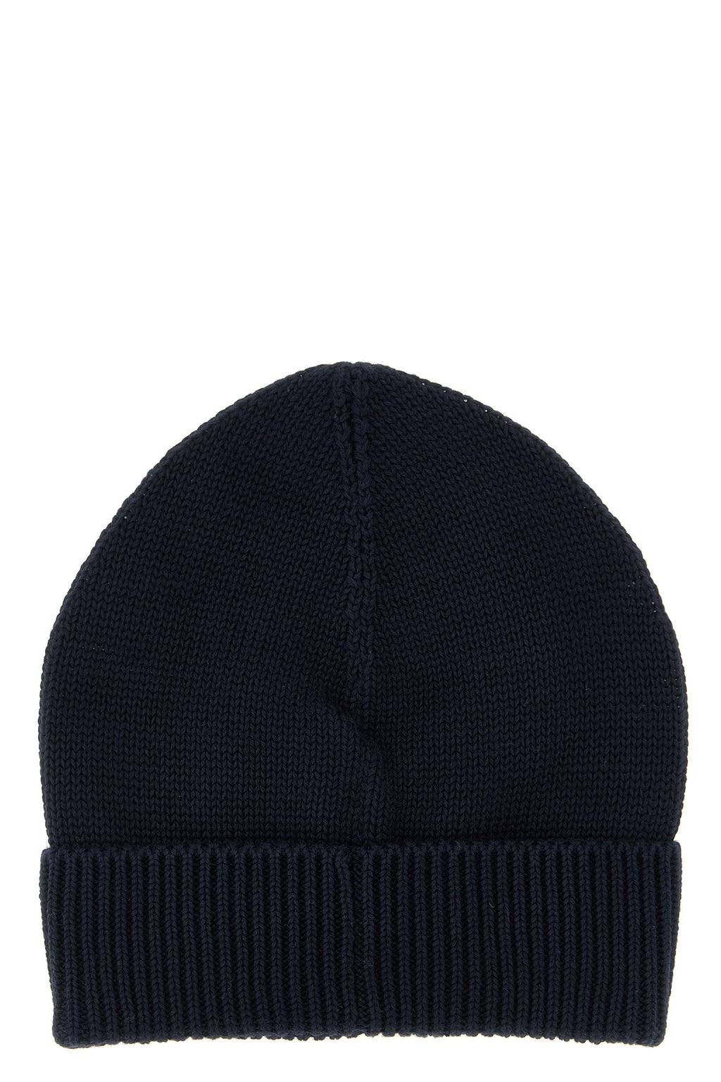 MONCLER ENFANT Logo patch beanie For Unisex baby 100% cotton