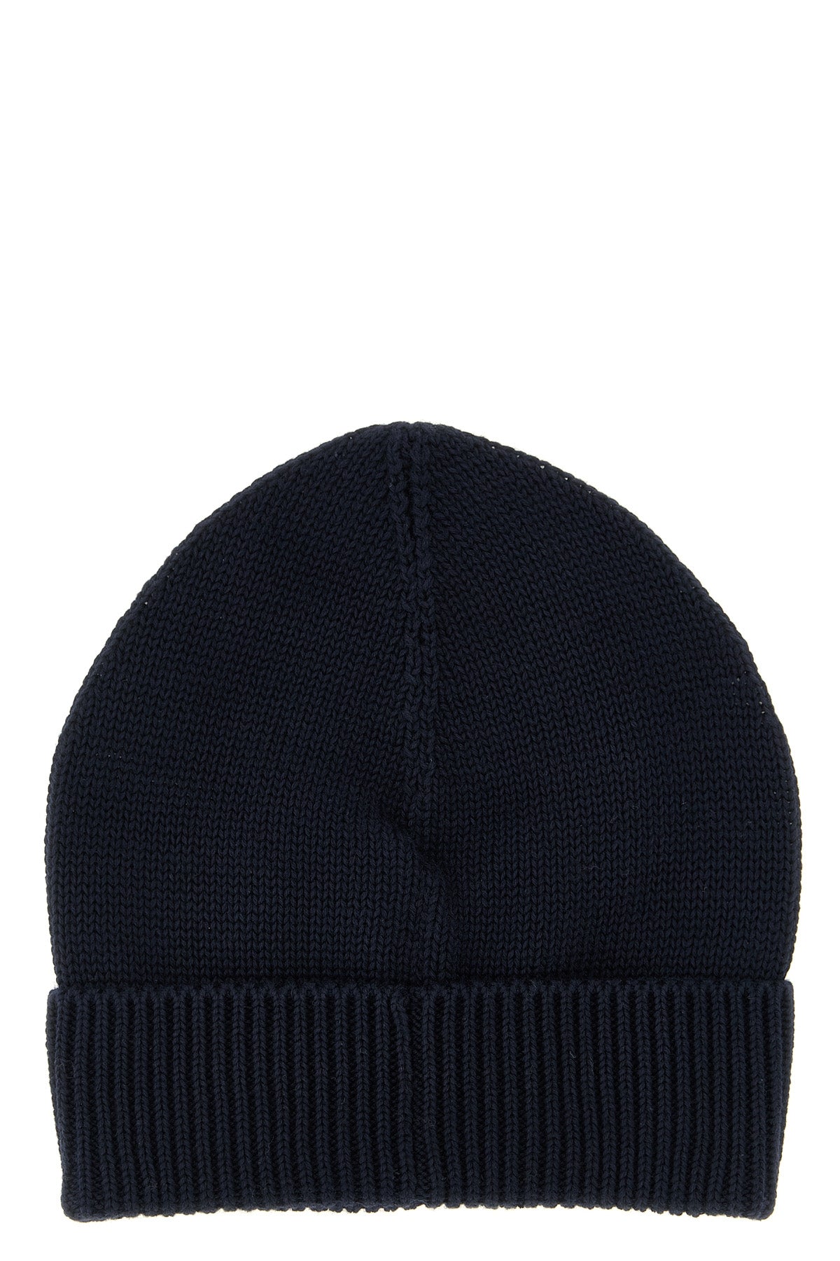 MONCLER ENFANT Logo patch beanie For Unisex baby 100% cotton