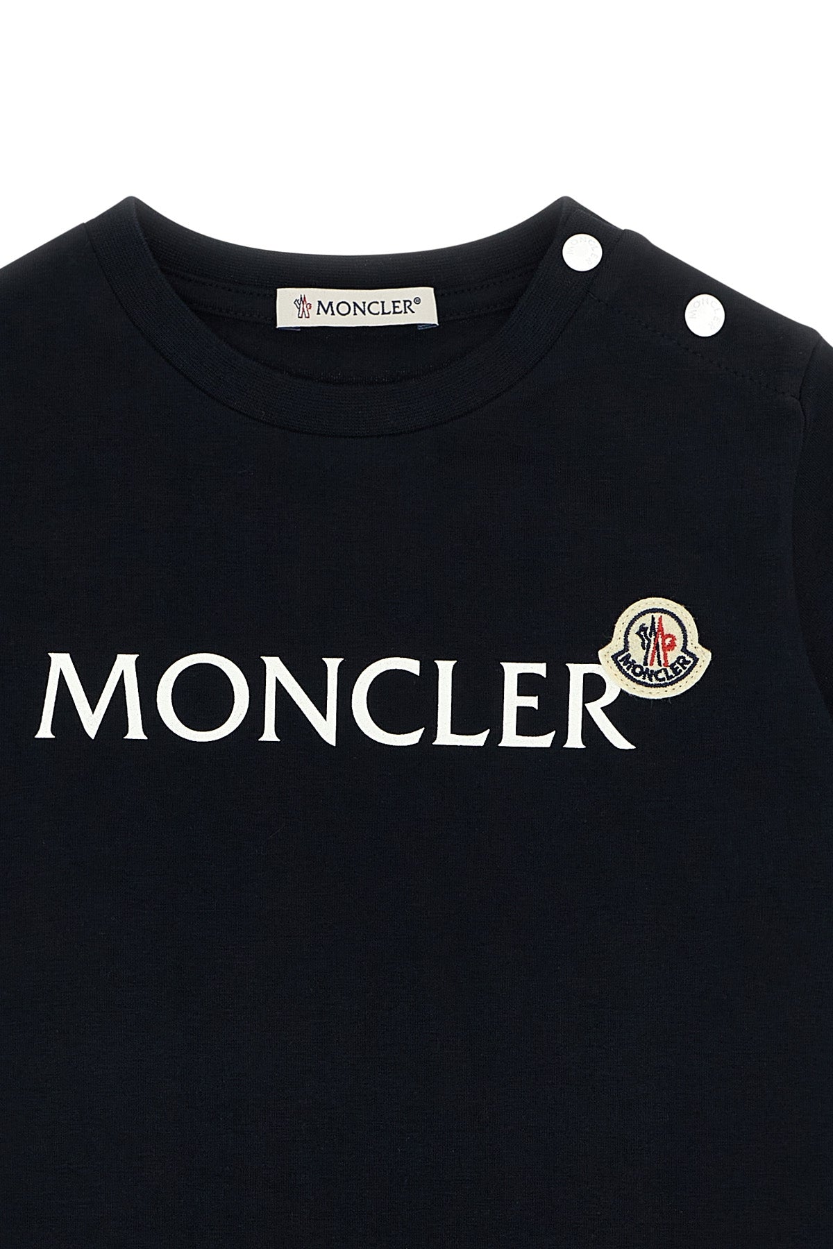 MONCLER ENFANT Logo T-shirt For Baby boy 92% cotton, 8% elastane