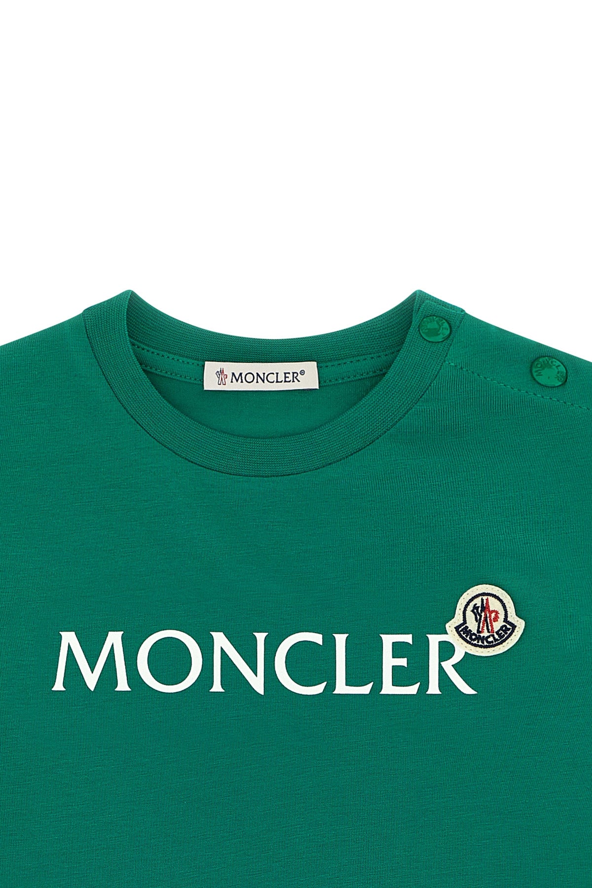 MONCLER ENFANT Logo T-shirt For Baby boy 92% cotton, 8% elastane