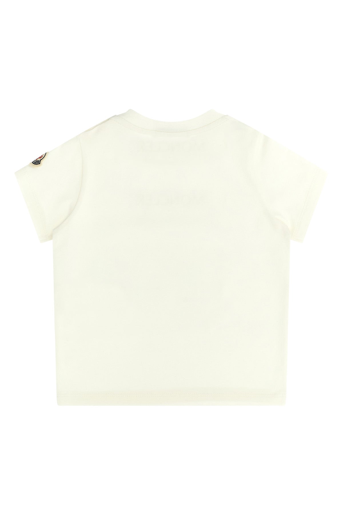 MONCLER ENFANT Logo embroidery t-shirt For Baby girl 92% cotton, 8% elastane