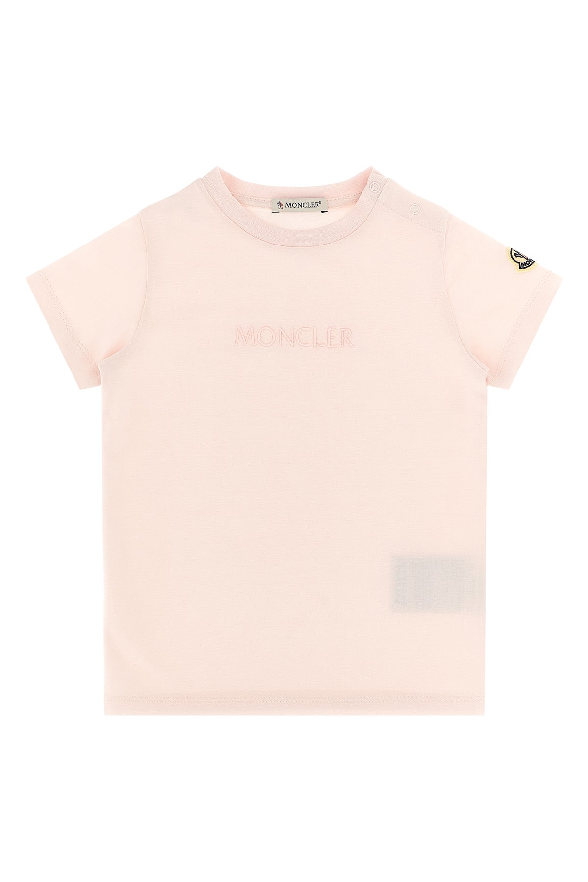 MONCLER ENFANT Logo embroidery t-shirt For Baby girl 92% cotton, 8% elastane