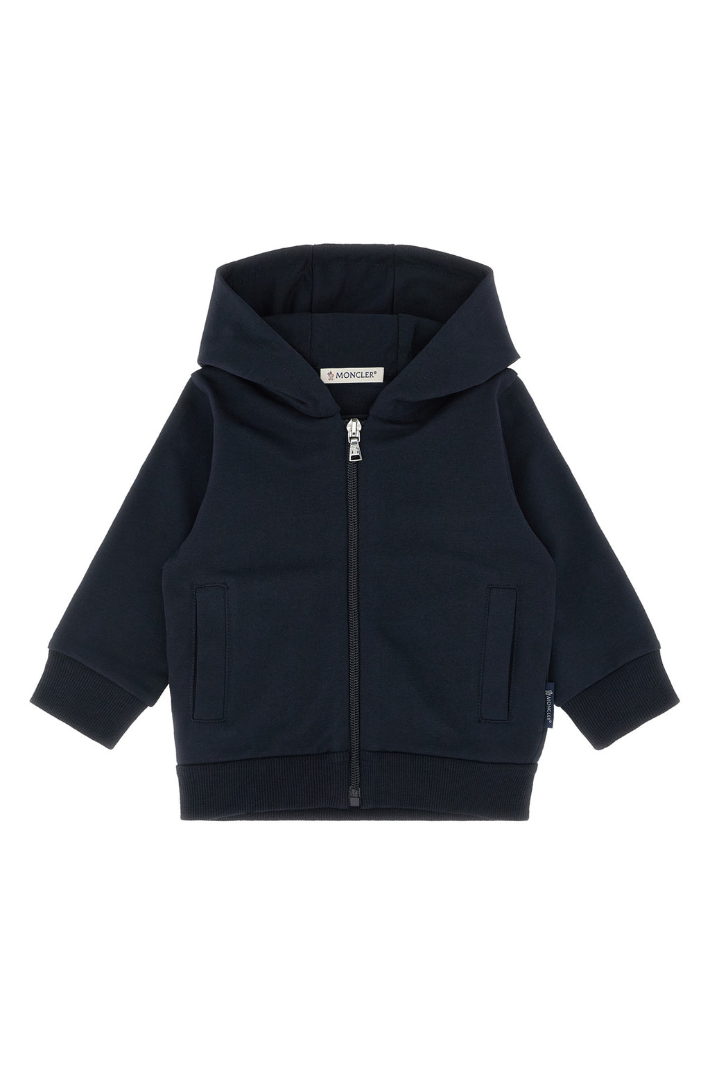 MONCLER ENFANT Zip hoodie For Baby boy 94% cotton 6% elastane