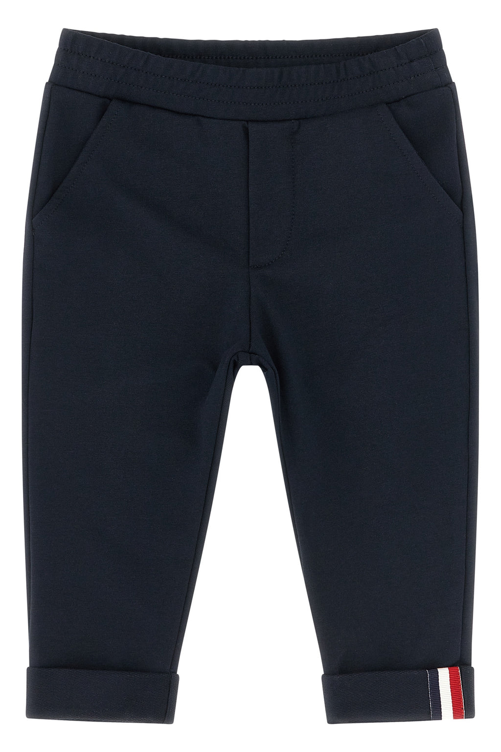 MONCLER ENFANT Tricolor ribbon joggers For Baby boy 94% cotton 6% elastane