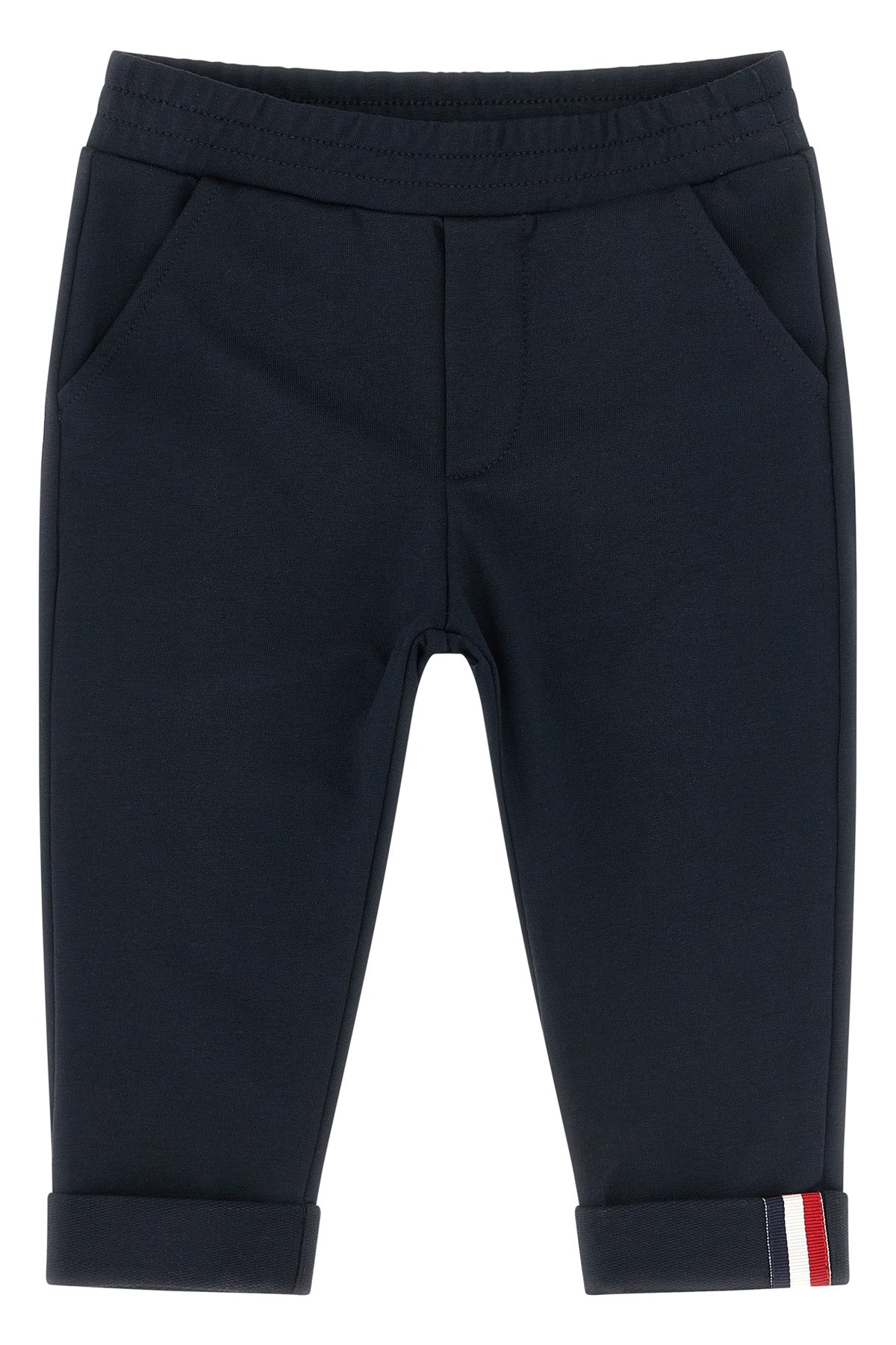 MONCLER ENFANT Tricolor ribbon joggers For Baby boy 94% cotton 6% elastane