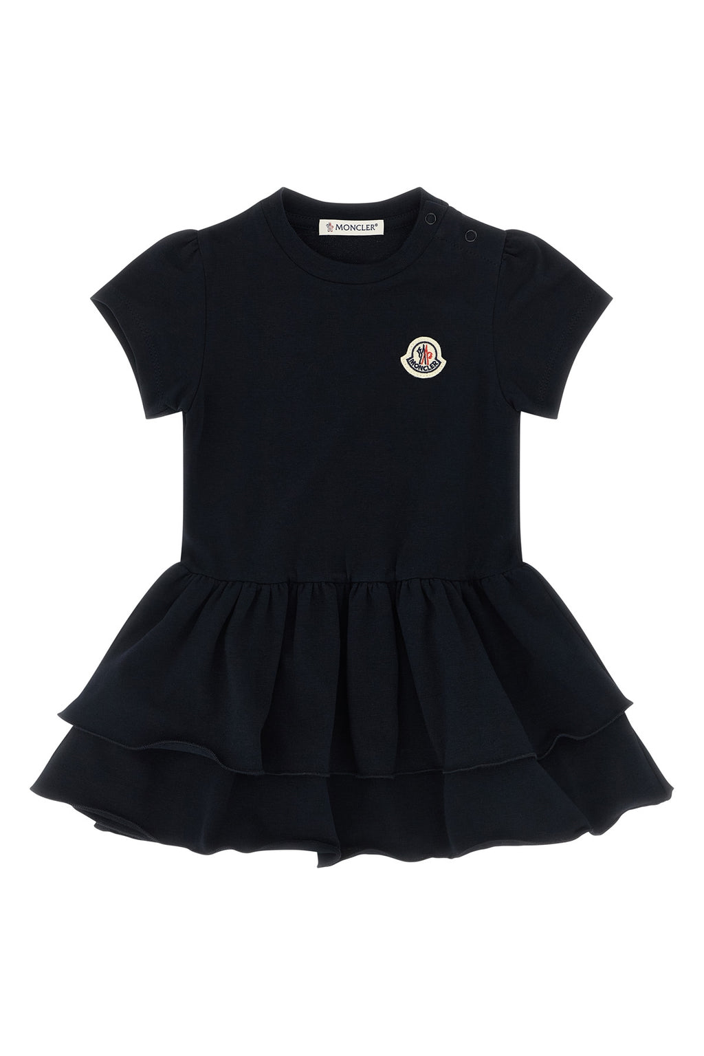 MONCLER ENFANT Flounce dress For Baby girl 92% cotton, 8% elastane