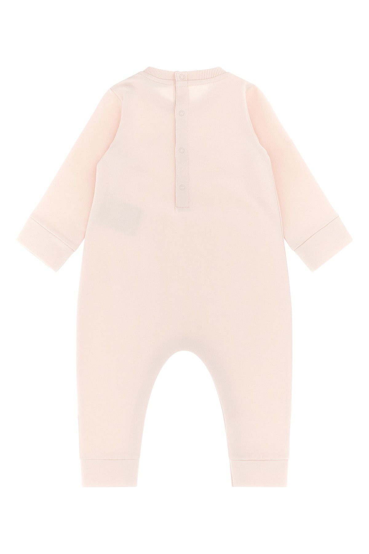 MONCLER ENFANT Logo jumpsuit For Baby girl 95% cotton, 5% elastane