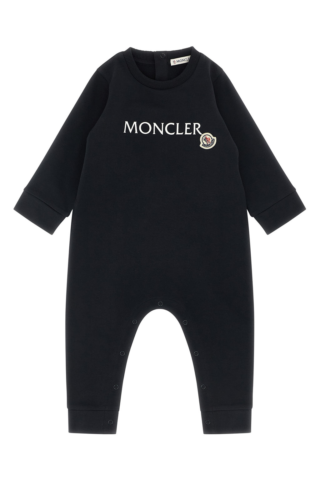 MONCLER ENFANT Logo jumpsuit For Unisex baby 95% cotton, 5% elastane