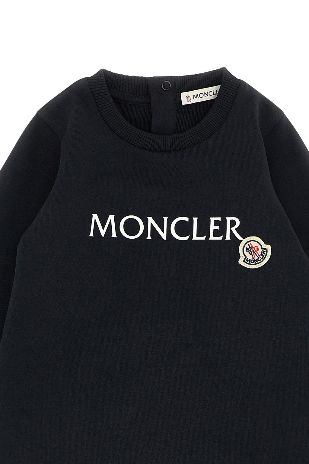 MONCLER ENFANT Logo jumpsuit For Unisex baby 95% cotton, 5% elastane