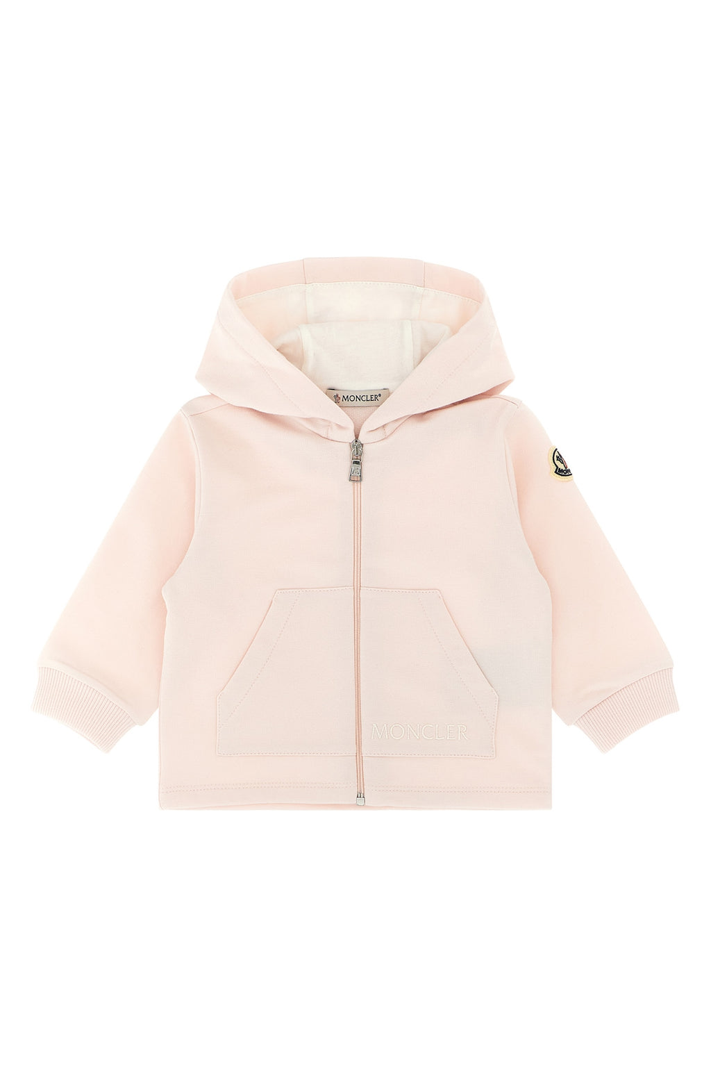 MONCLER ENFANT Complete hoodie + joggers For Baby girl 95% cotton, 5% elastane