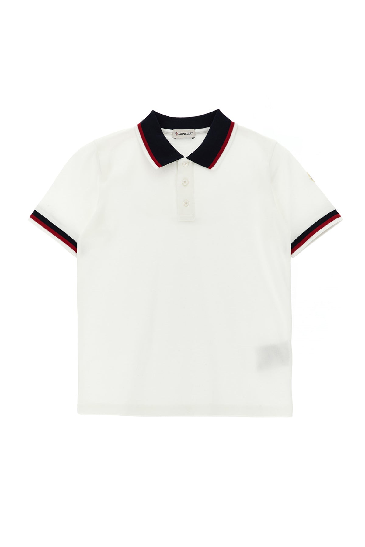 MONCLER ENFANT Tricolor polo shirt For Baby boy 100% cotton