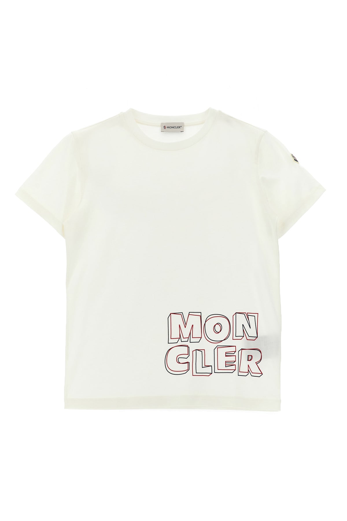 MONCLER ENFANT Logo T-shirt For Baby boy 100% cotton