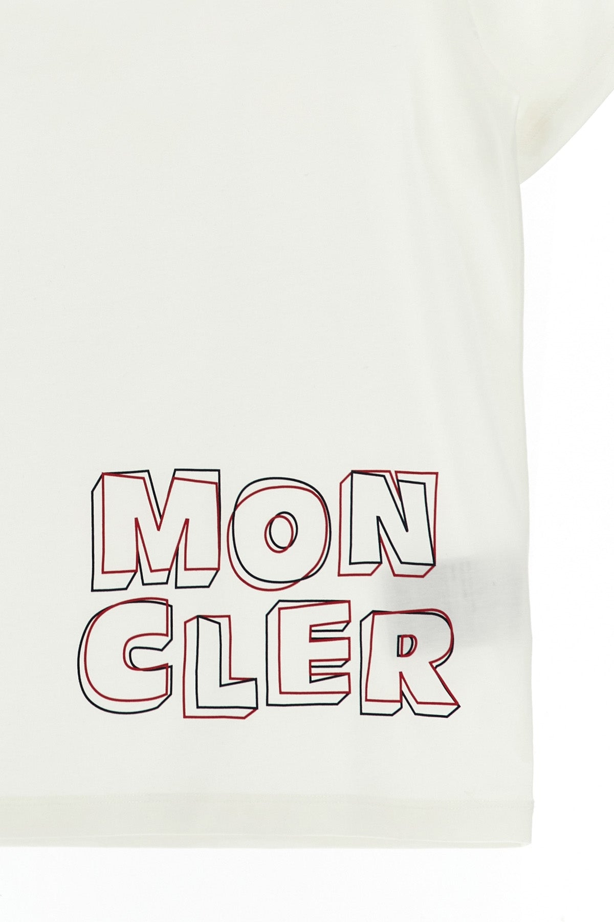MONCLER ENFANT Logo T-shirt For Baby boy 100% cotton