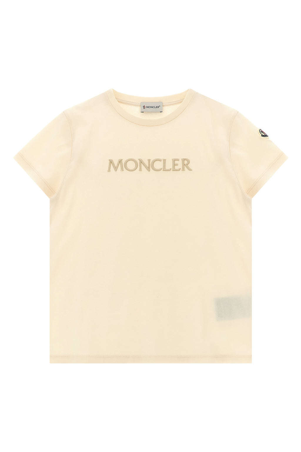 MONCLER ENFANT Logo embroidery t-shirt For Baby girl 100% cotton
