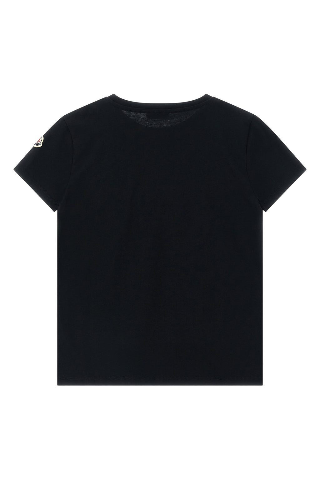 MONCLER ENFANT Logo embroidery t-shirt For Baby girl 100% cotton
