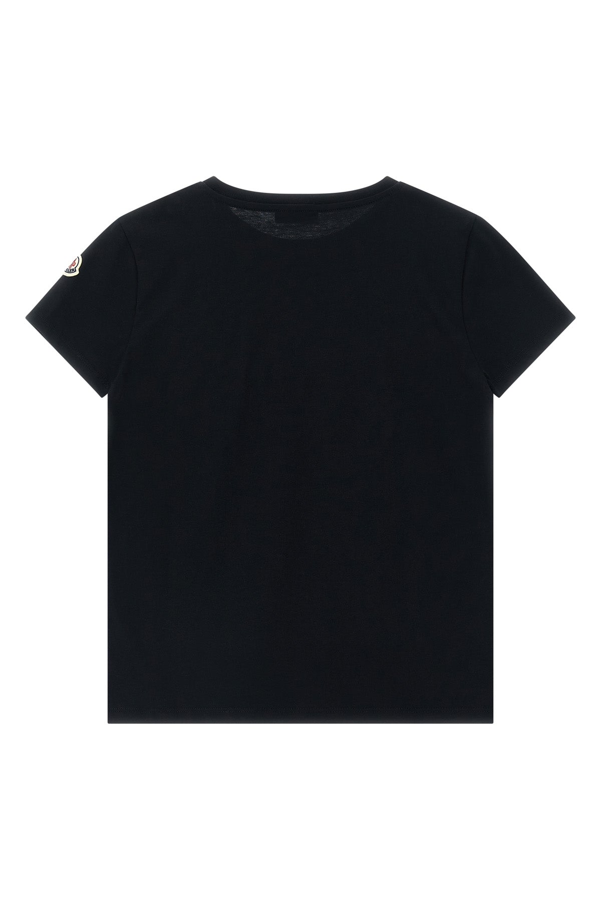 MONCLER ENFANT Logo embroidery t-shirt For Baby girl 100% cotton