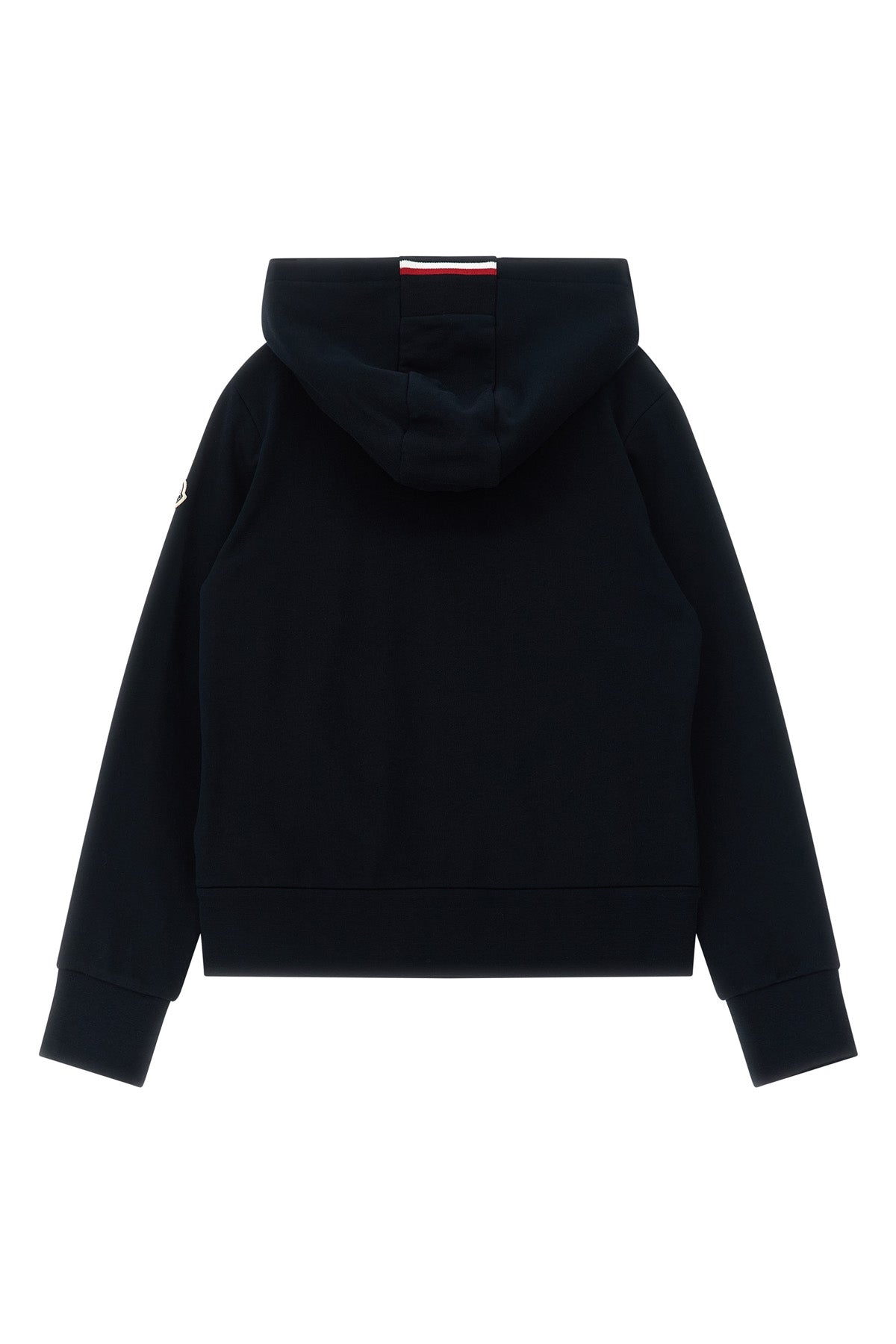 MONCLER ENFANT Logo patch hoodie For Baby boy 95% cotton, 5% elastane