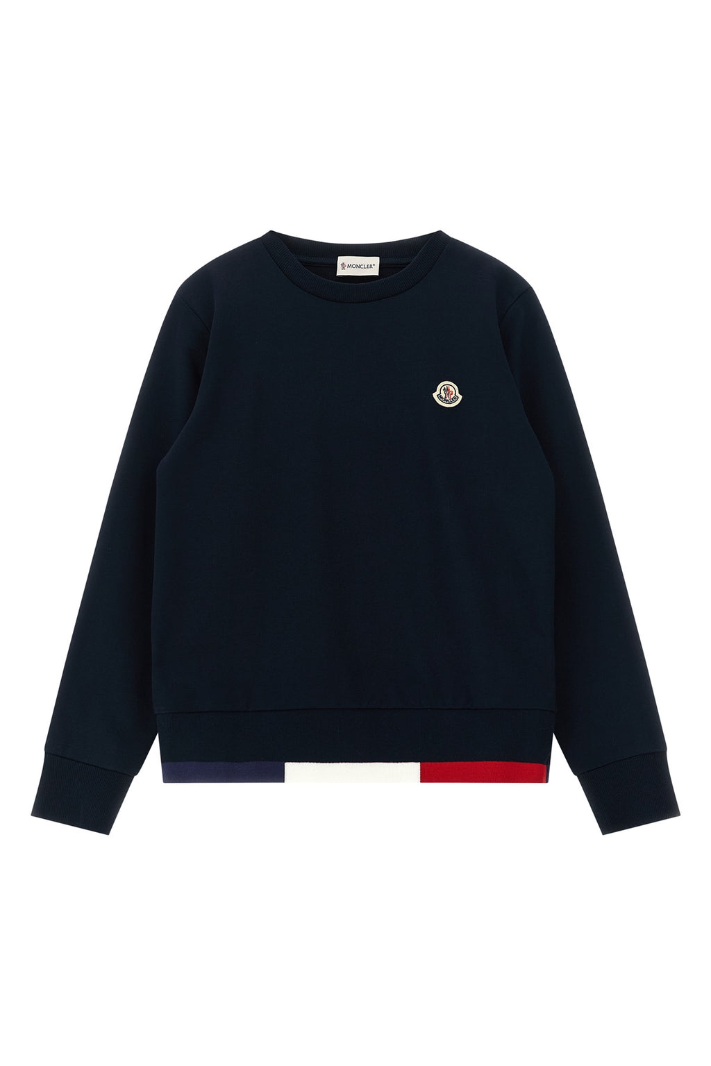 MONCLER ENFANT Tricolor hem sweatshirt + joggers For Baby boy 94% cotton 6% elastane