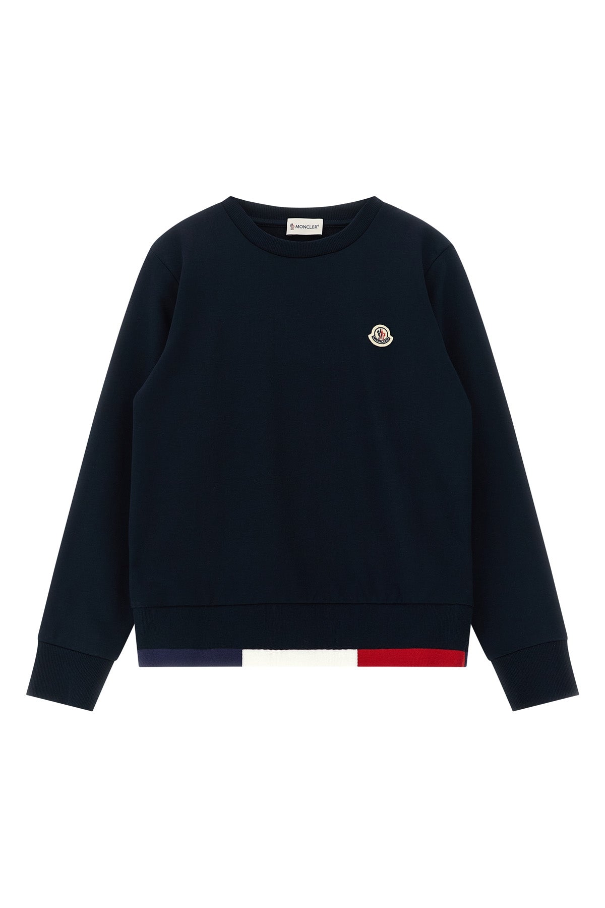 MONCLER ENFANT Tricolor hem sweatshirt + joggers For Baby boy 94% cotton 6% elastane