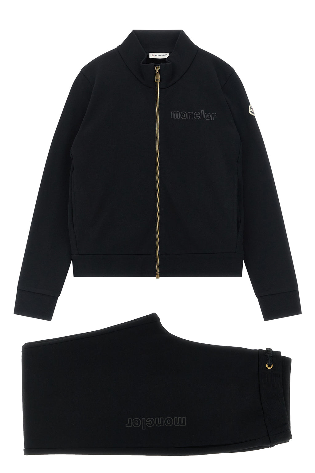 MONCLER ENFANT Sweatshirt + logo joggers set For Baby girl 100% cotton