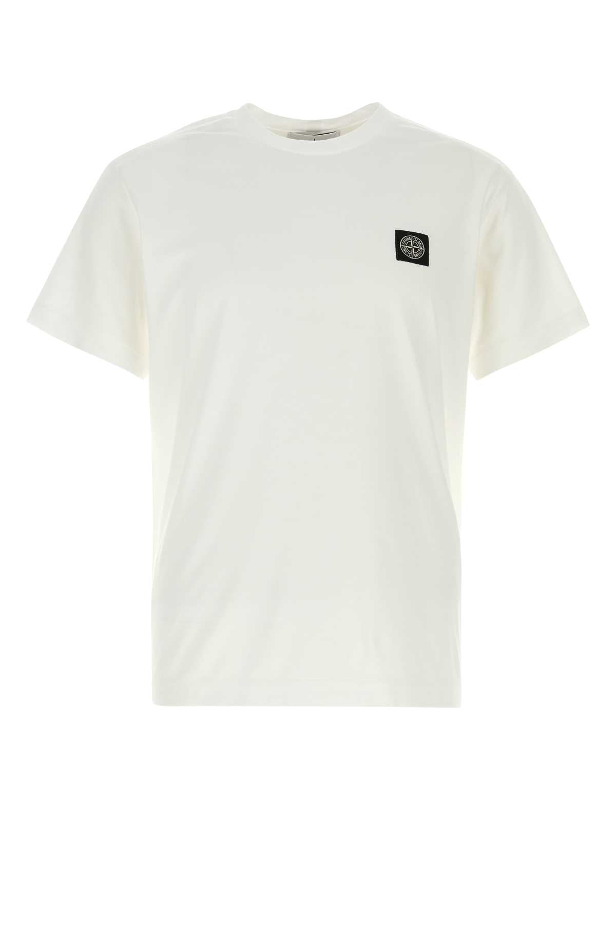 STONE ISLAND SS T-SHIRT For Men Exterior: 100% Cotton