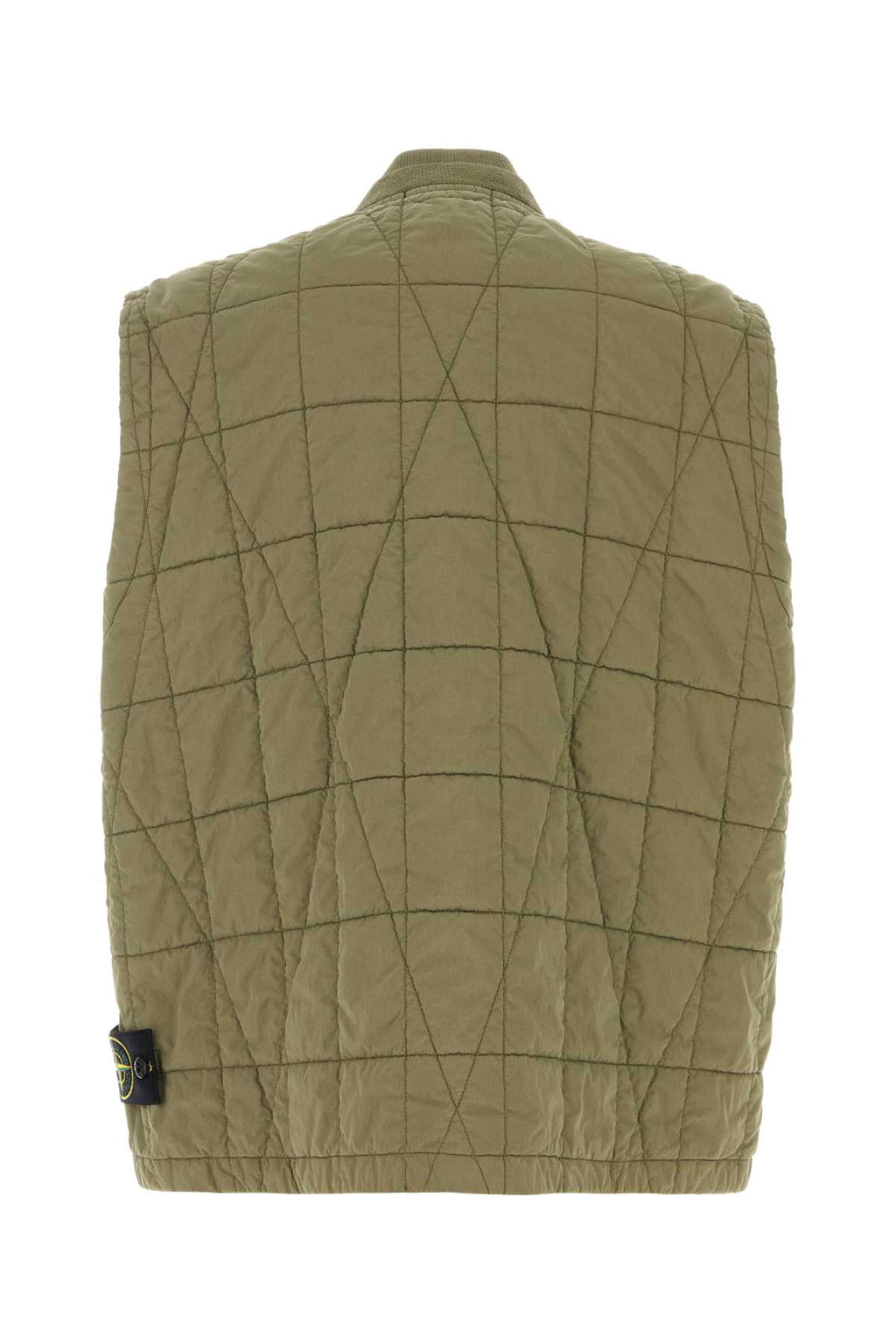 STONE ISLAND VEST For Men Exterior: 65% Cotton 35% Nylon Lining: 100% Nylon