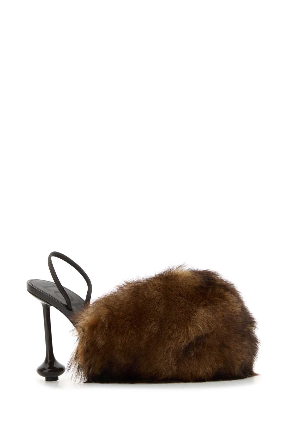 LOEWE TOY SLINGBACK PUMP 90 SHEARL For Women Exterior: 100% Leather Interior: 100%Leather Sole: Leather