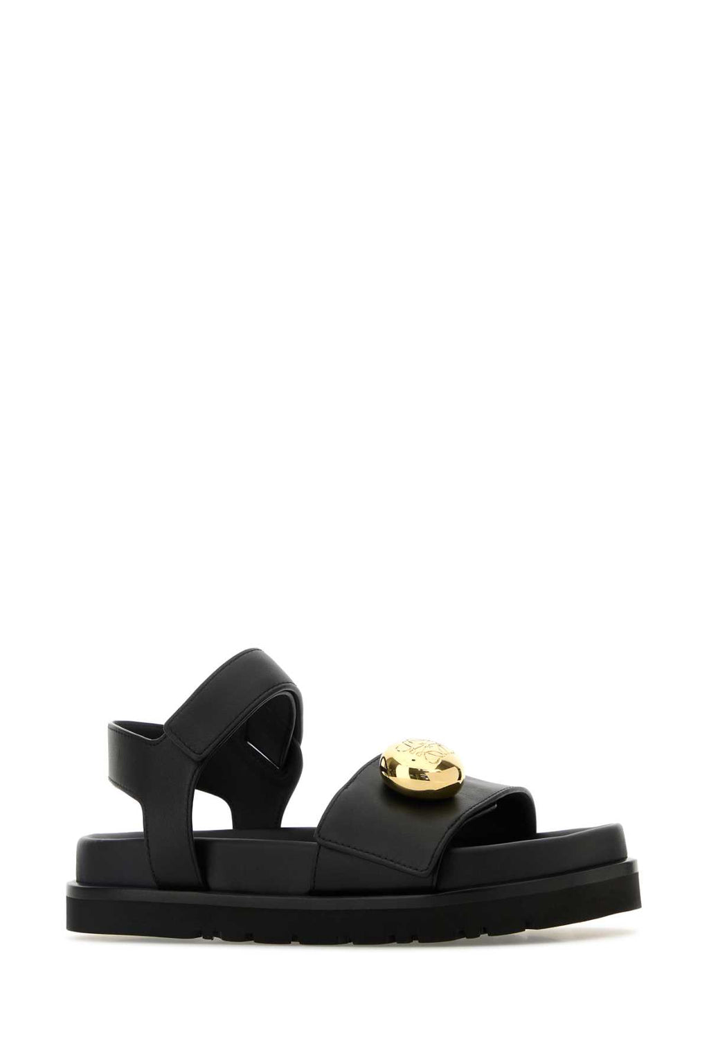 LOEWE PEBBLE FUSSBETT SANDAL For Women Exterior: 100% Calf Interior: 100% Leather Sole: Rubber