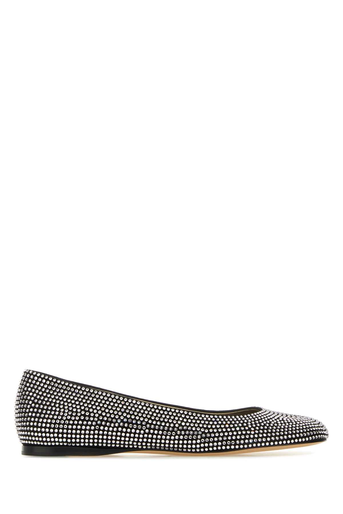 LOEWE BALLERINE For Women Exterior: 100% Calf 100% Rhinestones Interior: 100% Leather Sole: Leather