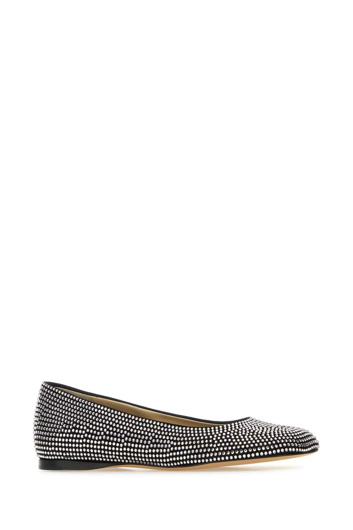LOEWE BALLERINE For Women Exterior: 100% Calf 100% Rhinestones Interior: 100% Leather Sole: Leather